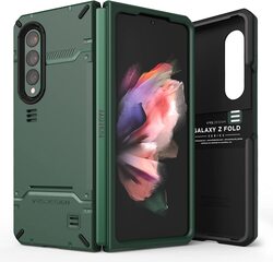 VRS Design Hard Drop Pro (Heat Dispersion Vents) for Samsung Galaxy Z Fold 3 5G Case Cover - Dark Green